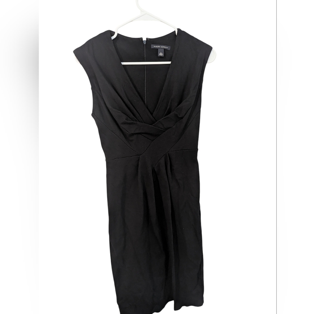Banana Republic ,Classic Black Midi Dress,Size 6